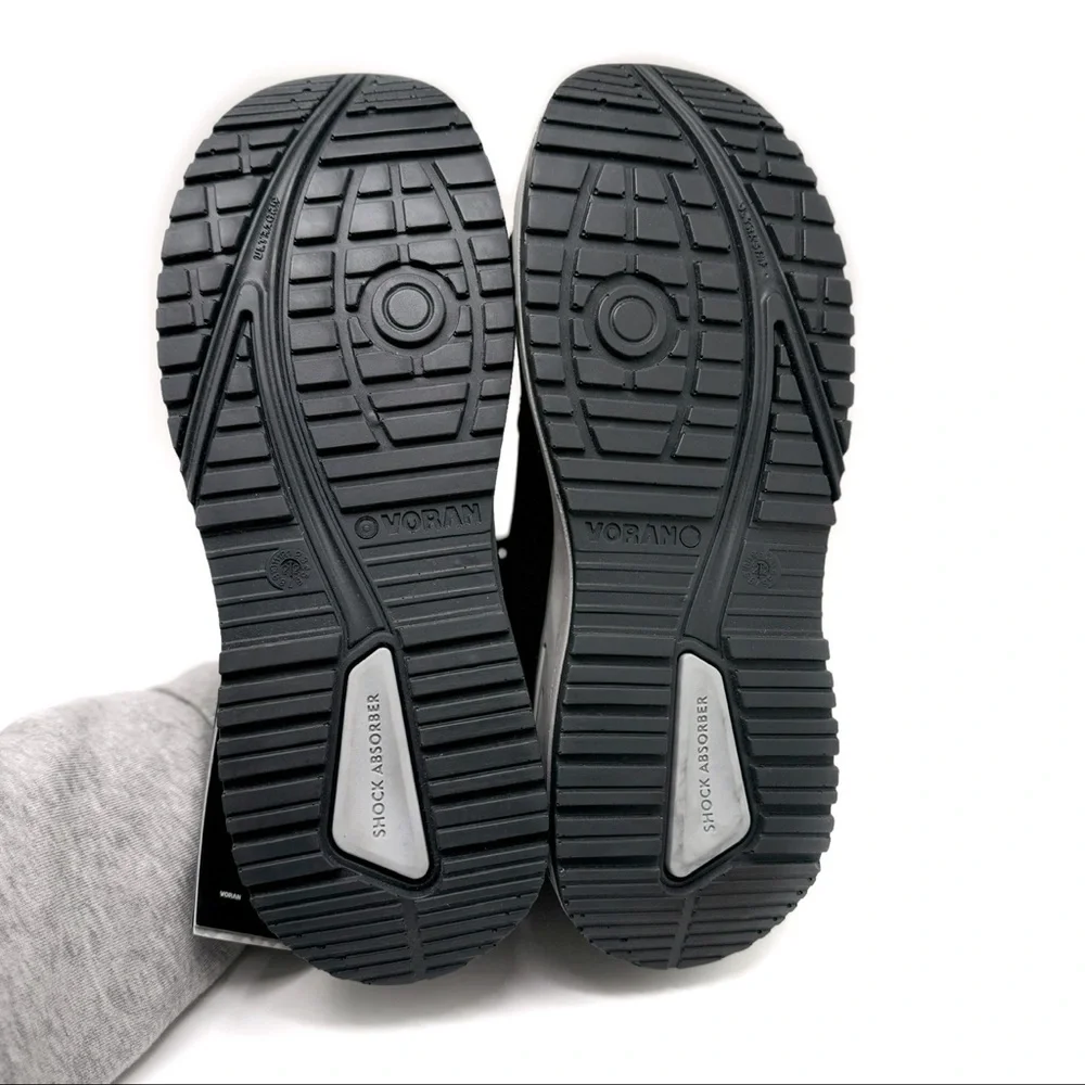 Voran Sportsafe Energy 610 N Work Sneaker Safety Toe Shoes Size 7.5 Black Suede